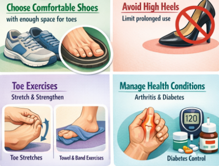 preventing hammer toe